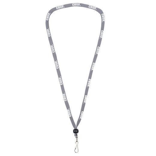 CSUF Shoelace Lanyard - Grey